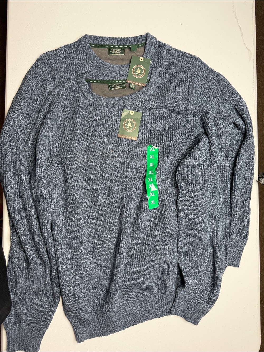 Barbour Men's Crewneck Sweater in Slate Blue Heather
